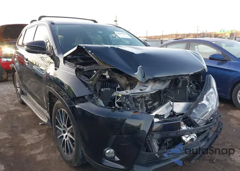 2017 Toyota Highlander Se from USA, damaged, VIN 5TDJZRFH8HS360685